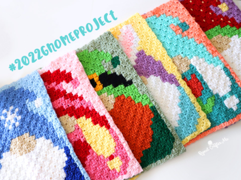 Crochet Gnome Granny Square - Repeat Crafter Me