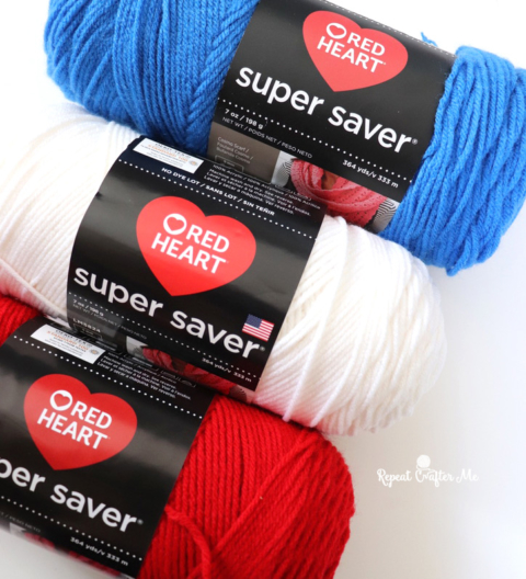 Red Heart Super Saver Mini Yarn and Patterns - Repeat Crafter Me