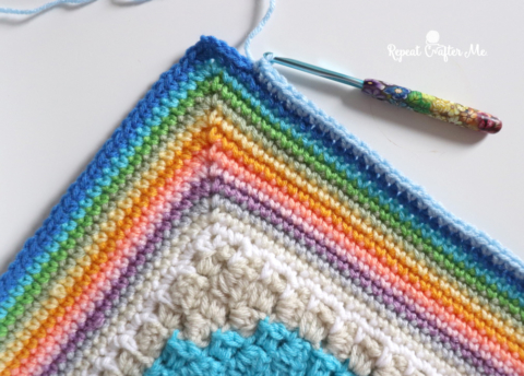 Easy Corner-to-Corner Crochet Joining Technique - Repeat Crafter Me