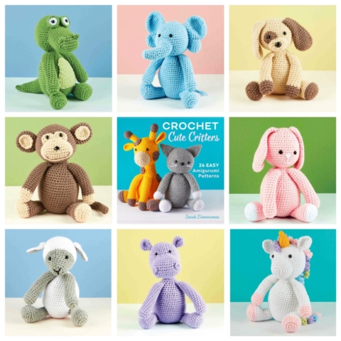 Crochet Characters Cute & Cuddly Animals (kit) – Wholesale Craft Books Easy