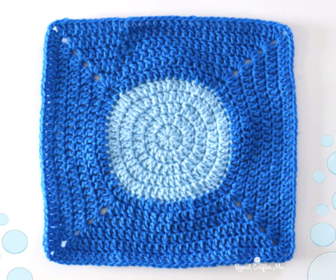 Crochet Pixel Square Blocking (Docking) Station - Repeat Crafter Me