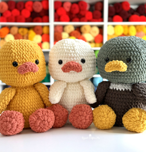 ヒューマンメード　CROCHETED DUCKS Free Duck Crochet Pattern | Mallard & Pekin Duck Amigurumi